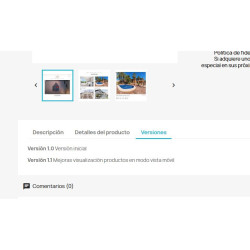 Módulo pestaña extra de información extra para Prestashop